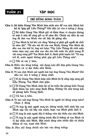 Sách Câu Hỏi Và Bài Tập Trắc Nghiệm Tiếng Việt Lớp 5 Tập 2