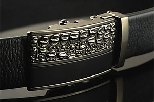 Thắt Lưng Nam Cao Cấp AT Leather P104 - Đen