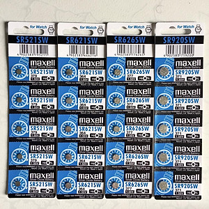 1 Vỉ 5 Viên Pin Maxell Nhật Bản Cho Đồng Hồ Đeo Tay Nhiều Kích Cỡ SR621SW / SR626SW / SR920SW / SR521SW / SR927SW / SR721SW / SR616SW / SR512SW