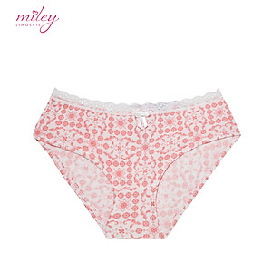 Bộ Đồ Lót Nữ Cotton Lụa Phối Ren Miley Lingerie BRC0413_FCP0411