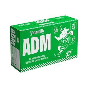 Thùng 48 Hộp sữa dinh dưỡng Vinamilk ADM Gold IQ có đường 180ml