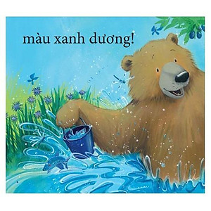 Sách Cùng gấu khám phá -The Bear Books - Gấu nhận biết màu sắc - Bear see colors