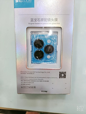 Kính Cường Lực cho Camera Lens Kuzoom Dành Cho iPhone 13 Pro Max _ Hàng Chính Hãng