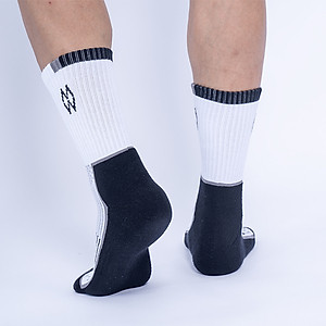 Hộp 5 đôi tất thể thao đá bóng, tennis, cầu lông, chạy bộ chống trơn trượt sợi cotton MRM Manlywear - CB5TTTCDMM