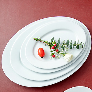 Đĩa xoài trắng hàng cao cấp sứ Long Phương