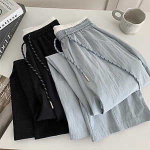 Quần ống rộng nữ, chất liệu Lụa gió cao cấp, mềm mịn, mát mẻ, Quần dài nữ form rộng thoải mái form 40-62 kg