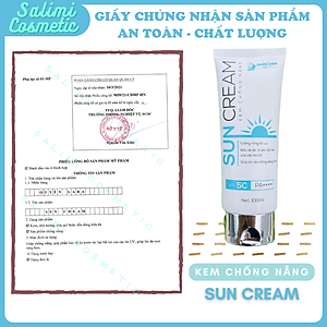 Kem Chống Nắng SUN CREAM 100ml, Chống Tia Cực Tím SPF 50+, Tăng Độ Ẩm & Dưỡng Chất Cho Da, Bảo Vệ Da Khỏi Tác Hại Bên Ngoài