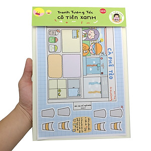 Bộ Tranh Tương Tác Cô Tiên Xanh - Tiệm Cà Phê Tèo