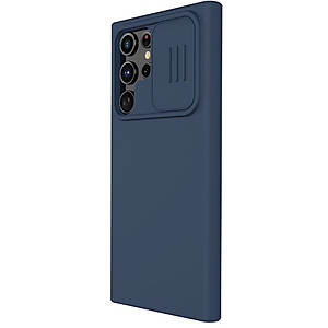 Ốp Lưng Nillkin CamShield Silky Silicone cho Samsung Galaxy S22 Ultra - Hàng Nhập Khẩu