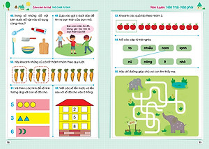 Sách - Sân Chơi Trí Tuệ - Trò Chơi Tư Duy - RÈN LUYỆN NÃO TRÁI, NÃO PHẢI - Dành cho trẻ 5-6 tuổi