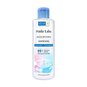 Nước tẩy trang sạch sâu dưỡng trắng Hada Labo Micellar Water Whitening 240ml
