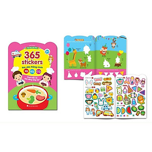 Sách - Combo Bóc Dán Thông Minh 365 (Dành Cho Trẻ Từ 2-6 Tuổi) - Giúp Bé Phát Triển IQ, EQ, CQ (Bộ 6 Cuốn)