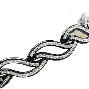 Cài tóc nữ nhựa đính đá 