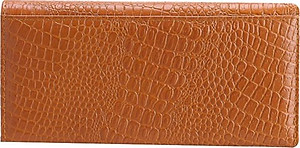 Ví nữ da bò vân cá sấu nhỏ 2 gấp nhiều màu Huy Hoàng HT3101-02-03-04