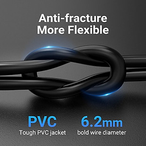 Dây cáp mạng nối dài CAT6 SSTP VENTION dài 1m đến 5m IBLB - Hàng chính hãng