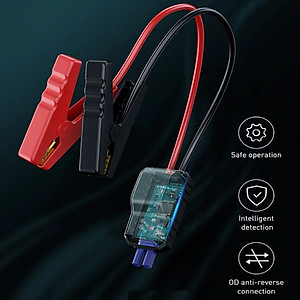 BỘ KÍCH ẮC QUY KIÊM SẠC DỰ PHÒNG CRJS03-01 12000mAh THƯƠNG HIỆU CAO CẤP BASEUS DÙNG CHO XE Ô TÔ - HÀNG NHẬP KHẨU