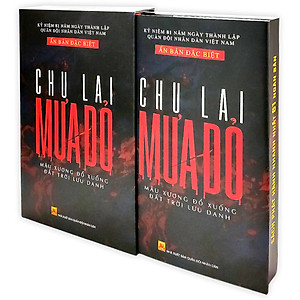 Sách Mưa Đỏ (Chu Lai) Ấn Bản Đặc Biệt Bìa Cứng - Kèm Hộp