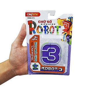 Đồ Chơi Lắp Ráp Biến Hình Robot Chữ Số 3 - Cresta DK81215