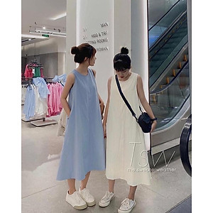 Đầm đũi khoét nách - váy ba lỗ nhiều màu