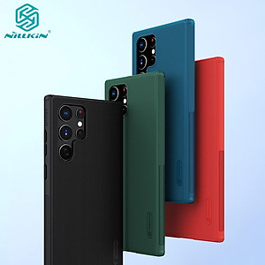 Ốp Lưng Dành Cho Samsung Galaxy S22 Ultra, S22 Plus Hiệu Nillkin Nhựa Sần Viền Dẻo Chống Sốc-Hàng Chính Hãng