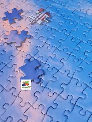 Nhà Thờ Đức Bà (Sài Gòn, Việt Nam) - Bộ Tranh Ghép Hình Minh Châu 1500 Mảnh Kích Thước 60x80cm