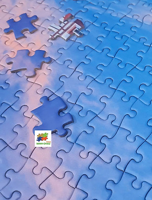 Cottage By The Woods - Bộ Tranh Ghép Hình Minh Châu 1500 Mảnh Kích Thước 60x80cm 