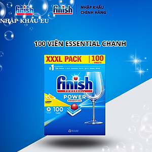 Viên rửa Chén Tổng Hợp Finish 100 Tabs classic Dùng Cho Máy Rửa Bát