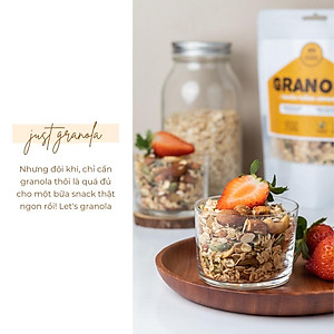 Granola ăn kiêng yến mạch 5 loại hạt DK Harvest - Vị truyền thống, Hỗ trợ giảm cân, Ăn kiêng, Eatclean, Tạp gym - Túi 500g