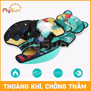 Ghế đai ngồi xe Ô TÔ trẻ em an toàn có gối đỡ cổ, ôm hông cho bé trai, gái 1 2 3 4 5 6 7 8 tuổi