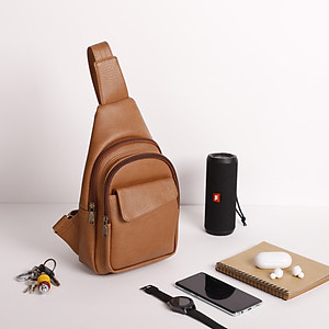 Balo Lata ( Thời trang nam đi chơi cỡ nhỏ - Balo đeo chéo da BALC23 )