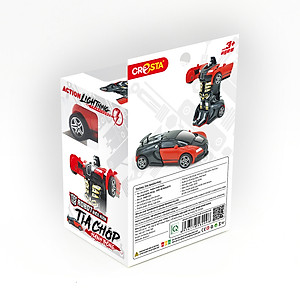 Đồ Chơi Duka Robot Biến Hình - Siêu Xe Bugatti DK81137