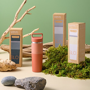 Bình giữ nhiệt Slo 2in1 with tumbler LocknLock LHC4332 (Bình giữ nhiệt và cốc nhựa) 600ml