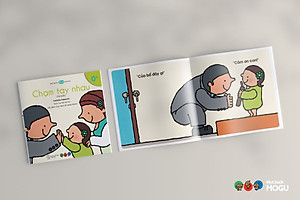 Truyện Ehon bé 1-2-3 tuổi - Chạm tay nhau