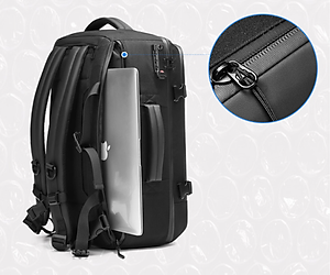 Balo nam thời trang tích hợp chống trộm chống nước cao cấp phong cách châu âu