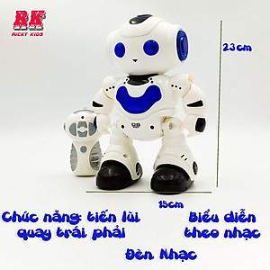 ROBOT LẬP TRÌNH điều khiển từ xa thông minh -Biến hình, Bước đi, nói chuyện như thật - Cảm Ứng Vân Tay