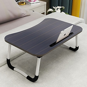 Bàn Học Gấp Gọn Có Khe Để Ipad - Đen