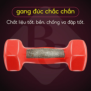 BG Bộ 2 Tạ tay 304 - 314 cao cấp 2Kg Thái Lan (hàng nhập khẩu)