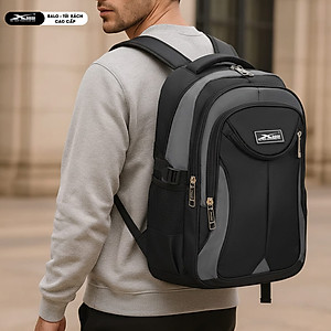 Balo Laptop Chống Nước Xbags Naituo Màu Đen Cao Cấp, Nhiều Ngăn Tiện Dụng, Đựng Laptop 15.6 Inch, Sang Trọng XB2002!