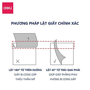 Giấy note giấy nhắn giấy nhớ 6 màu cho bullet journal học sinh Deli - 1 tệp - 21553