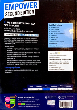 Empower Pre-Intermediate & B1 Student's Book With Digital Pack - 2nd Edition