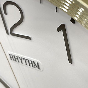 Đồng hồ treo tường Nhật Bản Rhythm CMG494BR18 ,Kích thước 36.0 x 4.4cm, 855g, Vỏ nhựa cao cấp, dùng PIN