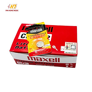 Pin CR1632 Maxell Lithium 3V Cao Cấp sản xuất tại Nhật Bản