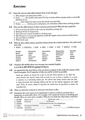 English Vocabulary In Use Advance