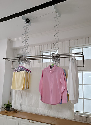 Giàn phơi bán tự động treo trần thu gọn Wellex CH4190-O