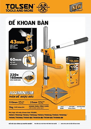 GIÁ ĐỠ MÁY KHOAN TOLSEN 10500 - HÀNG CHÍNH HÃNG