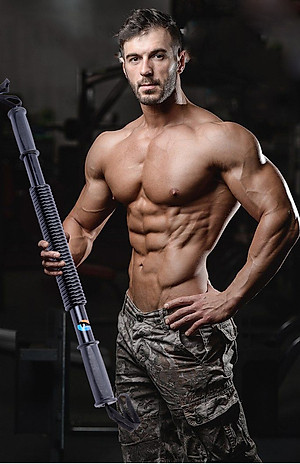 Gậy Bẻ Lò Xo Ti Tan Lực Bẻ Từ 20KG Đến 50KG Tập Tay,Vai,Xô,Ngực Body Tại Nhà (Hàng Loại 1)