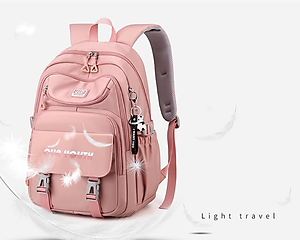 Balo nữ sinh đi học không thấm nước cao cấp phong cách hàn quốc 15.6"