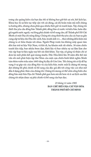 Sách Địa Chí Văn Hóa Thành Phố Hồ Chí Minh Tập 1 - Lịch Sử