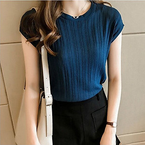 Áo len nữ freesize tay ngắn 15