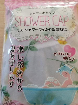 Mũ tắm bảo vệ tóc họa tiết hoa Seiwa - Hàng Nội Địa Nhật Bản